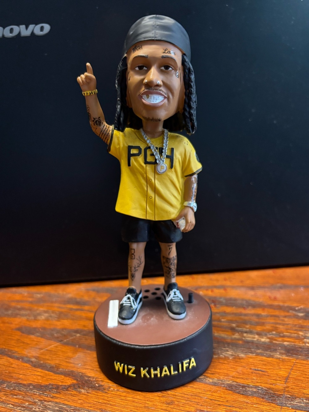 Wiz Khalifa Bobblehead. PNC park stadium promotion. Pittsburgh Pirates